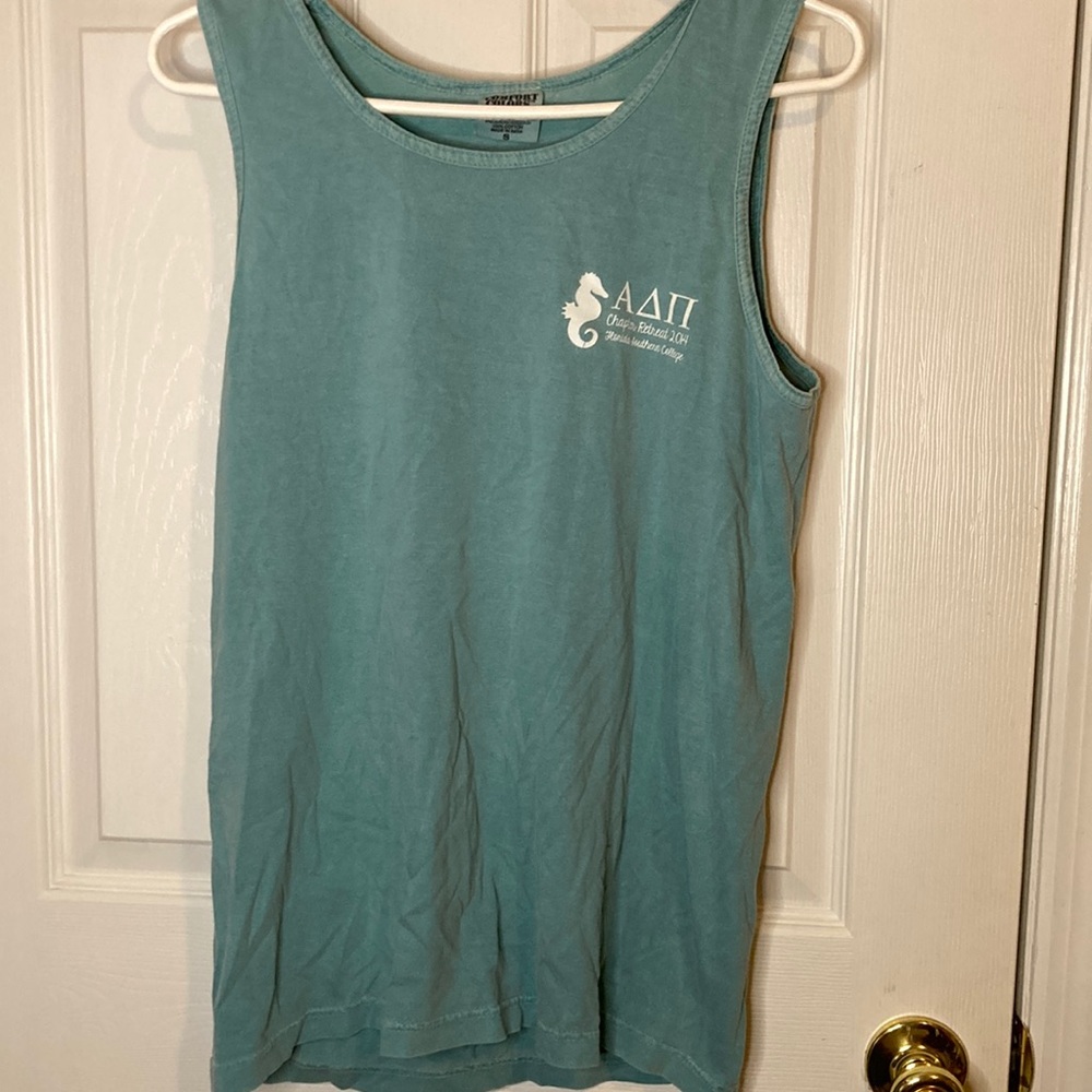 Teal tank top